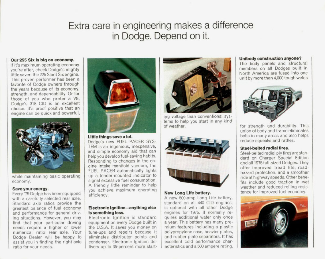 1975 Dodge Brochure Page 20